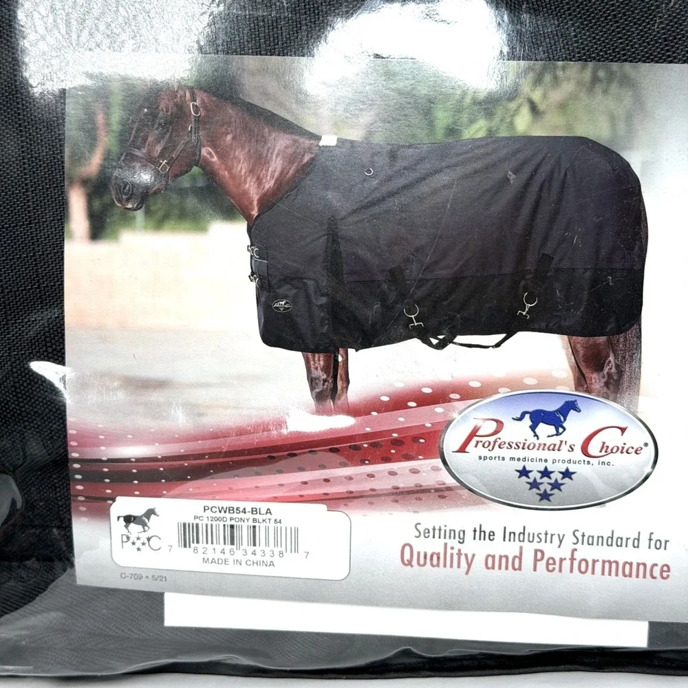 Professionals Choice 1200D Winter Waterproof Pony Horse Blanket 54